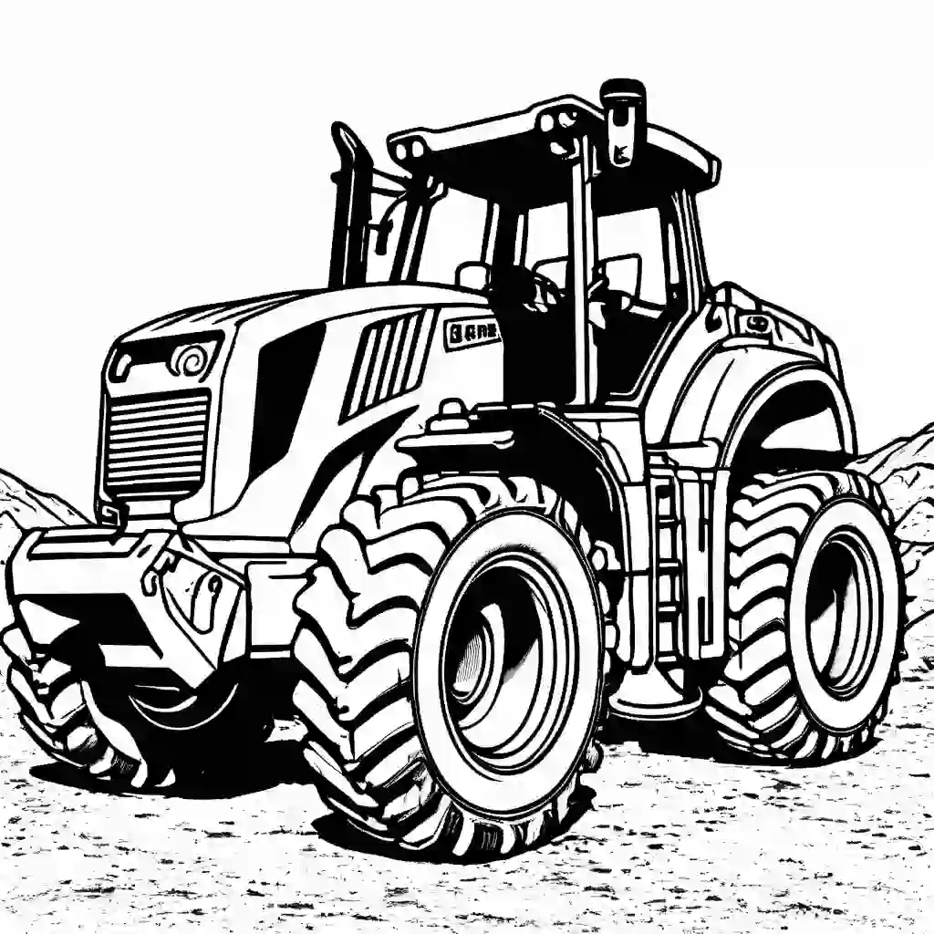 Front Loaders coloring pages